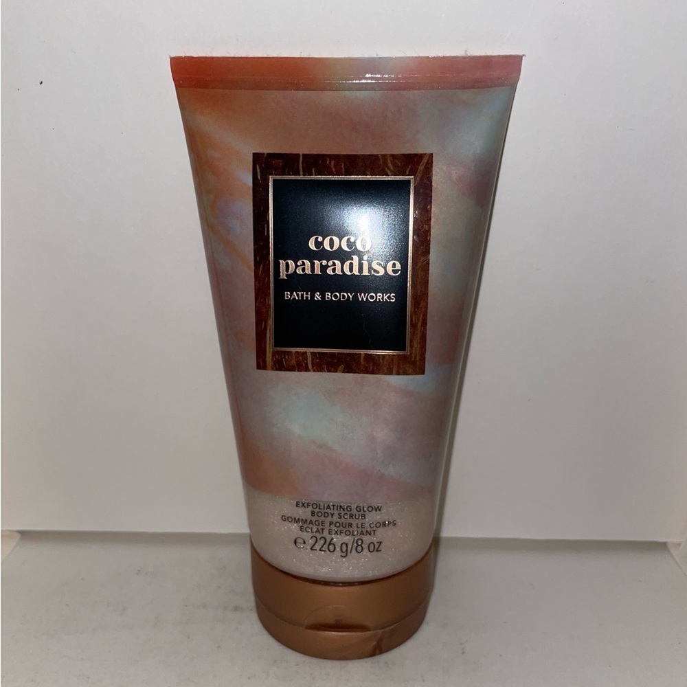 Bath & Body Works Coco Paradise Exfoliating Glow Body Scrub 8oz Discontinued New
